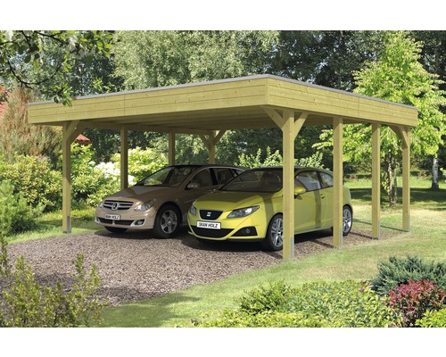 und Friesland HORNBACH HOLZ Seiten- Doppelcarport SKAN | inkl.