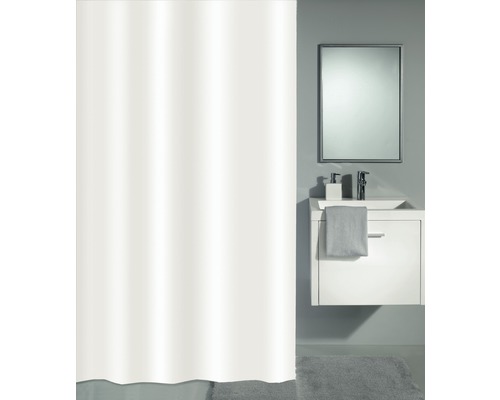 Duschvorhang Kleine Wolke Phönix weiß 240 x 180 cm | HORNBACH