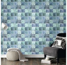 Vliestapete 103961 Levi grün, blau