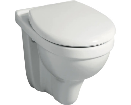 Wandhängendes WC mit geschlossenem WC-Sitz