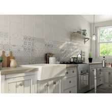 Feinsteinzeug Dekorfliese Brick Flor almond 33,15 x 33,15 cm