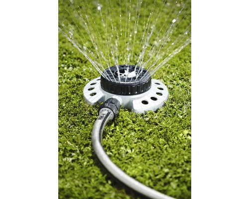 Metall Impulsregner Von Water Flux – Bis Zu 26 M Reichweite | 360° Bewässerung | Perfekt Für Rasen & Garten