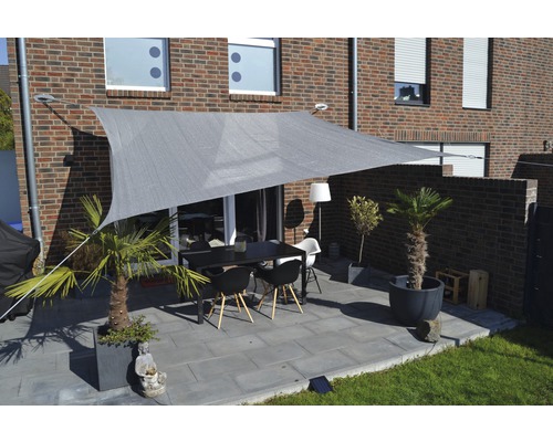 Sonnensegel 160 g/m² Weiß 4x5 m HDPE 134698, Günstig Möbel, Küchen &  Büromöbel kaufen