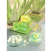Kreativset SoapFix Geschenkpackung Seife transparent-grün-gelb