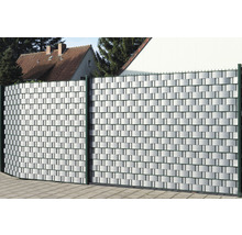 Sichtschutzstreifen PVC 200 x 9,5 cm aluminium-thumb-1