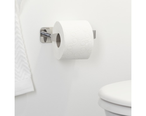 Toilettenpapierhalter aus Metall mit Toilettenpapierrolle