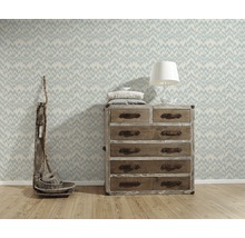 Vliestapete 36501-1 Michalsky 3 - Dream Again Zickzack beige blau