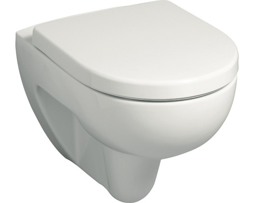 Wand-WC aus Keramik mit Deckel