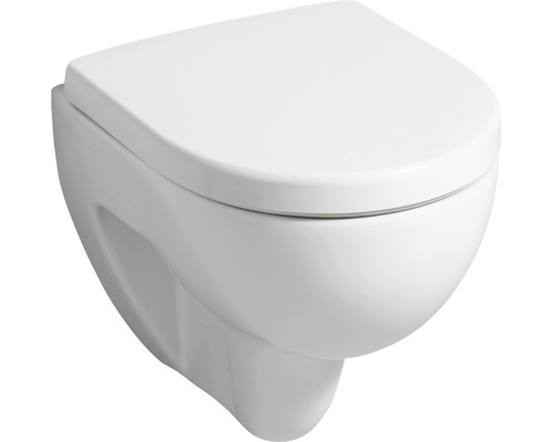 Wand-Tiefspül-WC aus Sanitärkeramik mit WC-Sitz