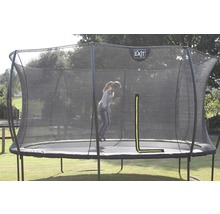 Trampolin EXIT Silhouette mit Sicherheitsnetz Ø 427 cm lime-thumb-8