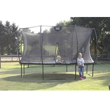 Trampolin EXIT Silhouette mit Sicherheitsnetz Ø 427 cm lime-thumb-7