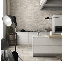 Feinsteinzeug Wand- und Bodenfliese Brooklyn greige 33,15 x 33,15 cm