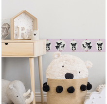 Kinderzimmer mit Bordüre mit Hundemotiv