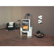 Kaminofen Hark Avenso ECOplus Keramik creme-weiß 6 kW