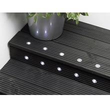 LED Einbauleuchten Set IP44 10-tlg 10x0,05W Cosa 30 edelstahl/weiß Ø 30/22 mm-thumb-2 LED Einbauleuchten Set IP44 10-tlg 10x0,05W Cosa 30 edelstahl/weiß Ø 30/22 mm-thumb-2