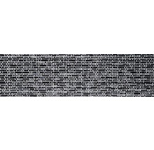Glasmosaik Crystal mit Naturstein XIC V1328 schwarz 29,8x30,5 cm