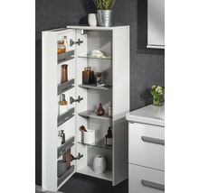 Kofferschrank FACKELMANN weiß 115x40,5x26 cm mit 8 Fächer links