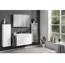 Kofferschrank FACKELMANN weiß 115x40,5x26 cm mit 8 Fächer links