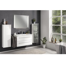 Kofferschrank FACKELMANN weiß 115x40,5x26 cm mit 8 Fächer links