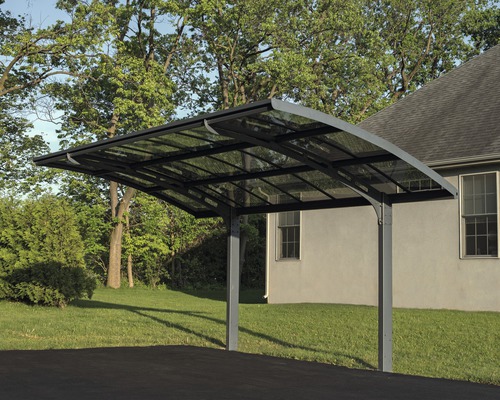 Einzelcarport Palram – Canopia Arizona Breeze 5000 288,8 x 494,7 cm grau