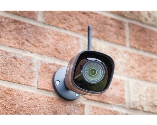 Überwachungskamera zur Wandmontage mit Antenne
