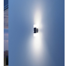 Steinel LED Sensor Außenwandleuchte 9,8 W 797 lm 3000 K warmweiß 235x80 mm L 910 S anthrazit-thumb-5