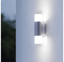 Steinel LED Sensor Außenwandleuchte 9,8 W 797 lm 3000 K warmweiß 235x80 mm L 910 S anthrazit-thumb-2