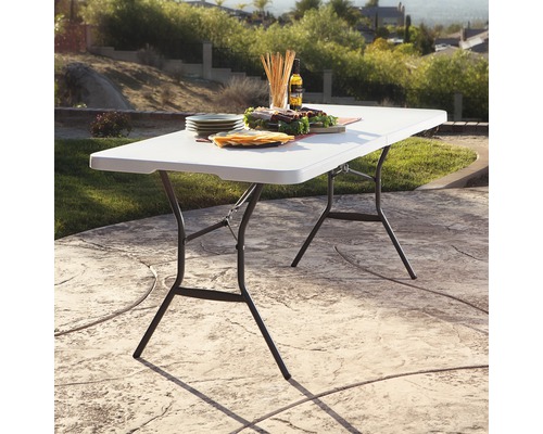 Flash Furniture Klapptisch Rund – 121,92 Cm Durchmesser, Faltbar, Granit-Optik, Für Garten & Veranstaltungen