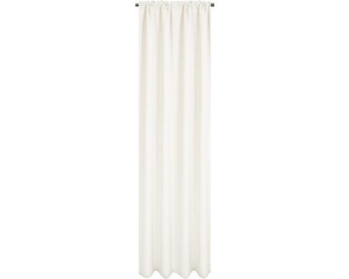 Vorhang mit Universalband Silk off beige 130x280 cm | HORNBACH