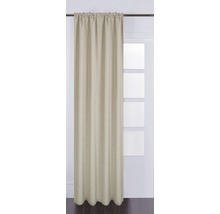Vorhang mit Universalband Silk off taupe 130x280 cm-thumb-3