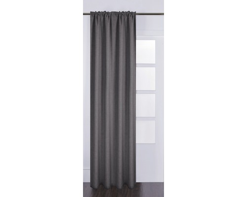 Vorhang mit Universalband Silk off grau 130x280 cm | HORNBACH | Thermovorhänge