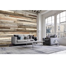 Fototapete Vlies 18066 Wooden Wall 7-tlg. 350 x 260 cm