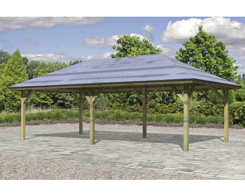 Holzpavillon mit Dach für den Gartenbereich