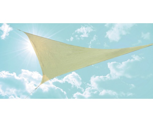 Sonnensegel Dreieck beige 360x360x360 cm