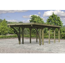 Einzelcarport Karibu Dahnen 3 Variante C 318x860 cm kesseldruckimprägniert