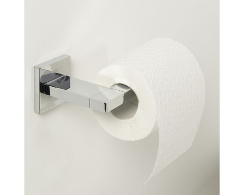 Toilettenpapierhalter aus Metall mit Toilettenpapierrolle