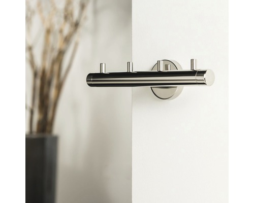 Metall Kleiderhakenleiste mit drei Haken zur Wandmontage