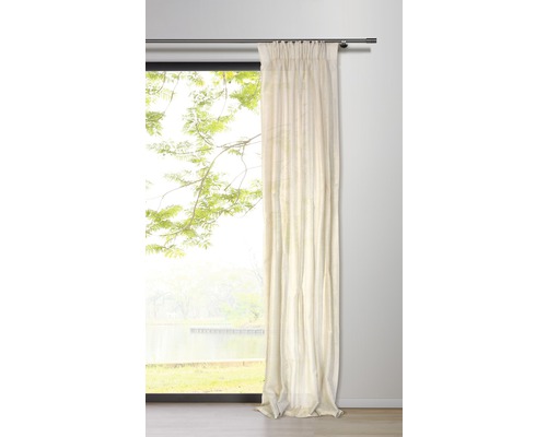 Vorhang mit Gardinenband soft sand 135x245 cm