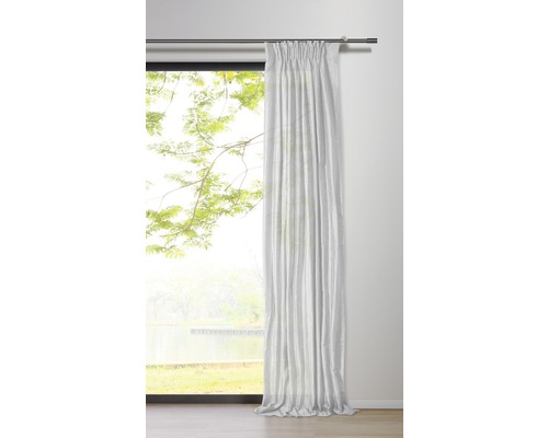 Vorhang mit Gardinenband stream weiß 135x245 cm