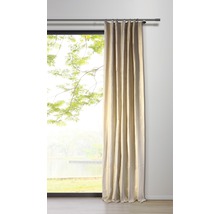 Vorhang mit Gardinenband stream sand 135x245 cm