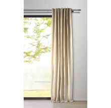Vorhang mit Gardinenband stream sand 135x245 cm