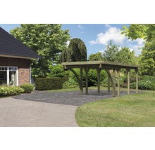 Einzelcarport Karibu Bremm 2 Variante C 318x670 cm kesseldruckimprägniert
