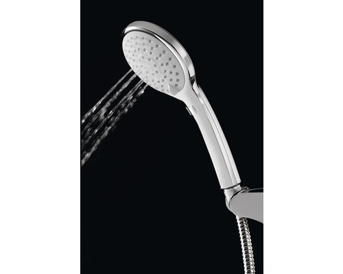 Handbrause Für Dusche Mit 3 Strahlarten – Wassersparend, Mit Wasserpause, Verchromt