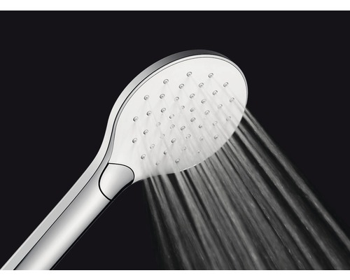 Handbrause mit Wasserstrahl