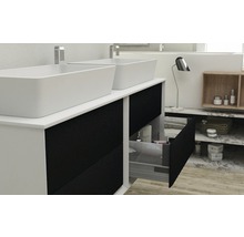 Waschtischunterschrank Baden Haus Bellagio BxHxT 70 x 51 cm x 46 cm Frontfarbe graphit matt matt