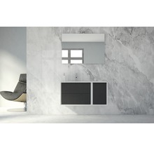 Waschtischunterschrank Baden Haus Bellagio BxHxT 70 x 51 cm x 46 cm Frontfarbe graphit matt matt