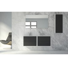 Waschtischunterschrank Baden Haus Bellagio BxHxT 70 x 51 cm x 46 cm Frontfarbe graphit matt matt