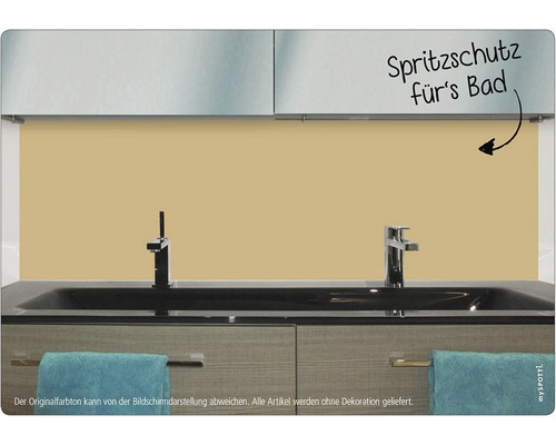 Beispiel einer Badezimmerrückwand über einem Waschbecken