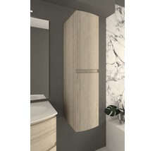 Hochschrank BadenHaus Vague 30 cm breit Eiche grau fertig montiert