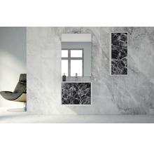 Waschtischunterschrank Baden Haus Bellagio BxHxT 70 x 51 cm x 46 cm Frontfarbe schwarz glanz 54867